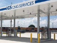 compressed natural gas station